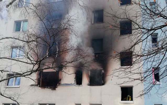 Almaniyada yaşayış binasında partlayış - 1 ölü, 25 yaralı