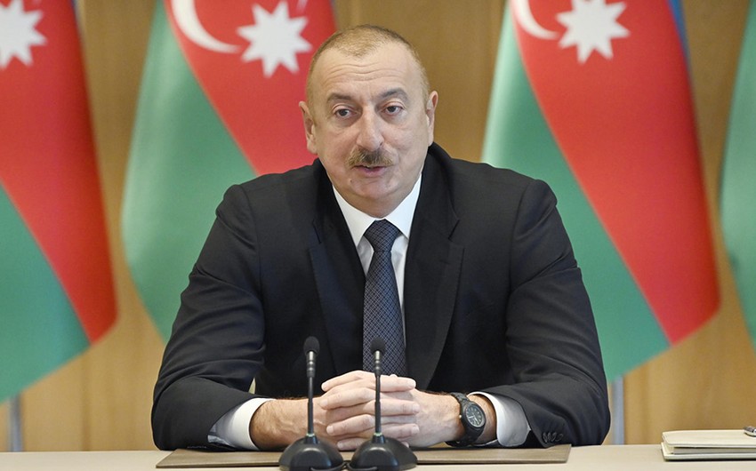 Kim Çen In Azərbaycan Prezidentini təbrik edib