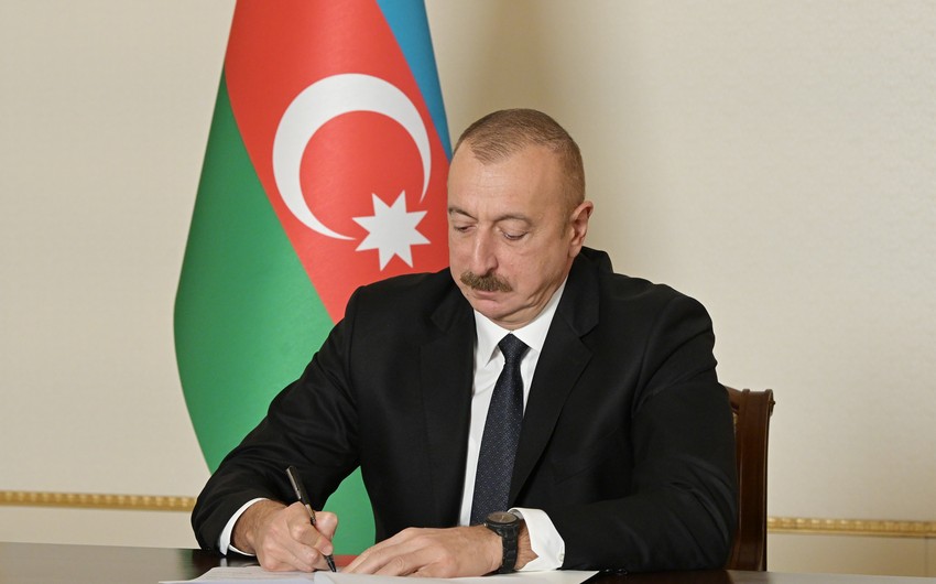 Prezident İlham Əliyev fərman imzaladı
 