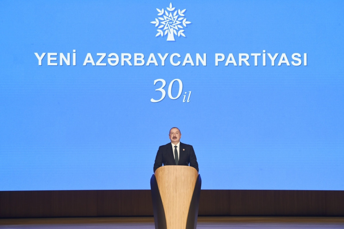 Prezident: "Yeni Azərbaycan Partiyasının Naxçıvanda keçirilmiş birinci təsis konfransı tarixi hadisə idi"