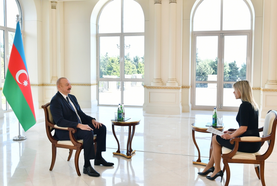 Prezident İlham Əliyev “Euronews” televiziyasına müsahibə verdi - YENİLƏNDİ 